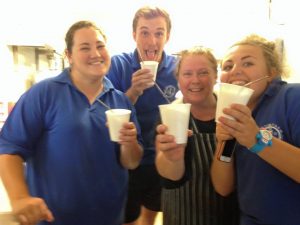 Happy Staff at Trevedra Farm Cornwall
