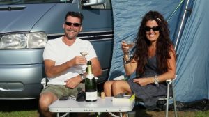 Happy campers at Trevedra Farm